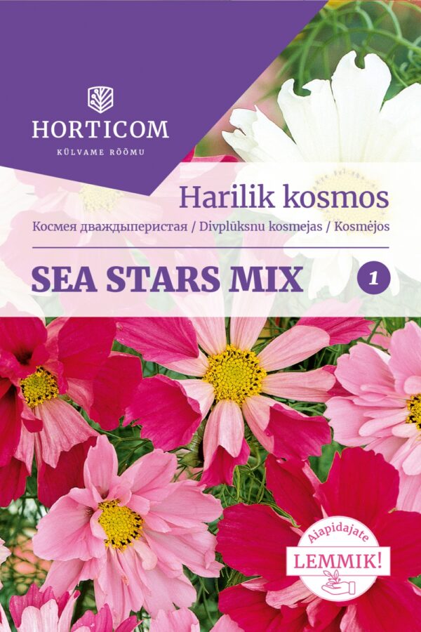 Harilik kosmos seemnesegu 'Sea Stars' 1g