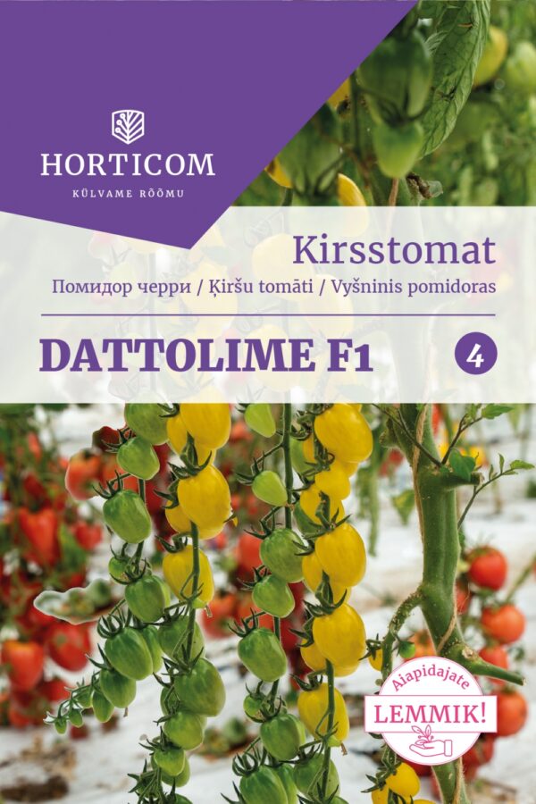 Kirsstomat 'Dattolime F1' kollane 5s