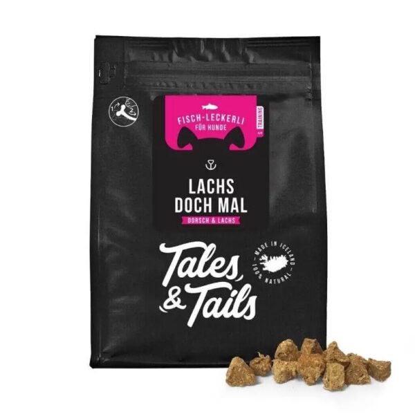 Treeningmaius Tales & Tails tursa ja lõhega 70g