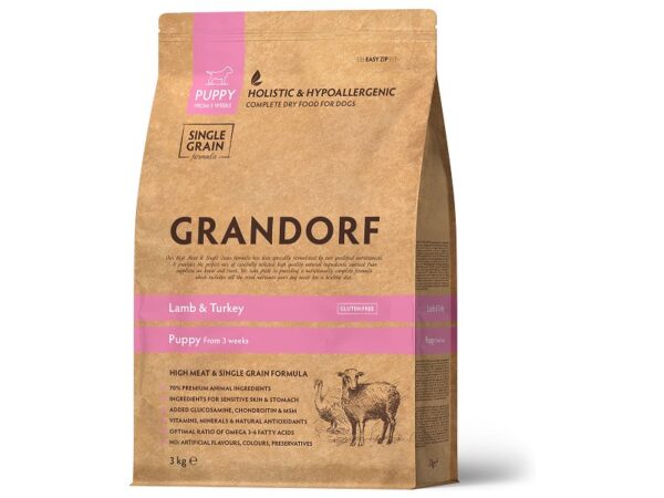 Grandorf kuivtoit kutsikale lammas ja kalkun 3kg