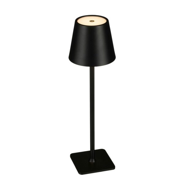 Laualamp Led- mitmevärviline d10,5x h38cm must