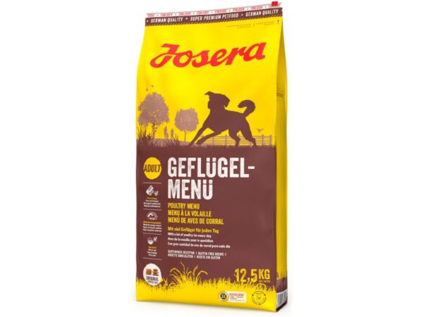 Josera kuivtoit Poultry-Menu täiskasvanud koerale, 12,5kg