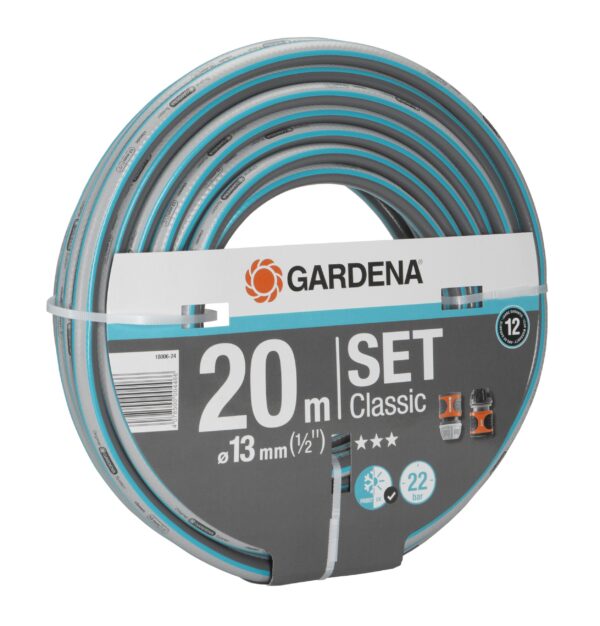 Gardena Classic voolik 13mm, 20m, liitmikega (2x915) KOMPLEKT