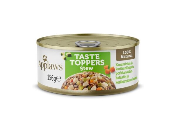 Applaws Taste Toppers konserv koerale kana- ja lambaliha hautis, 156g