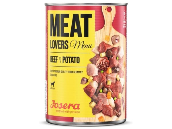 Konserv Josera Meat Lovers Menu loomaliha kartuliga 400g