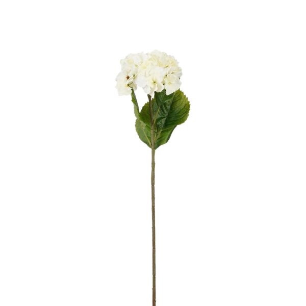 Kunstlill hortensia 81cm kreem