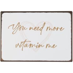 Silt You need more vitamin me 20x h14cm kreem