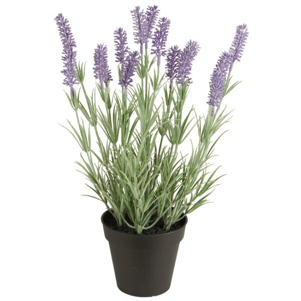 Kunstlill lavendel potis d18x h40cm