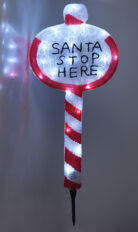 Silt Santa stop here LED, 78cm IP44