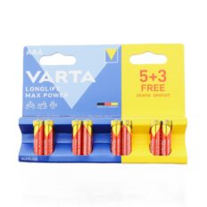 Patarei Varta Longlife Max Power AAA  5+3tk