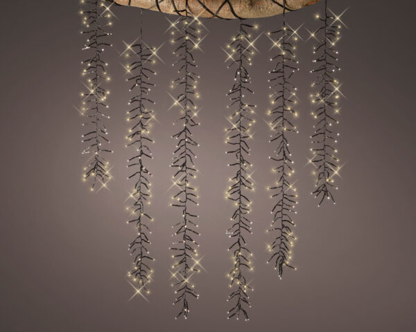 Valguskett kaskaad 480LED soe valge IP44