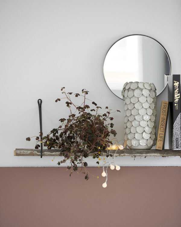 Vaas Dot valge d15x h30cm