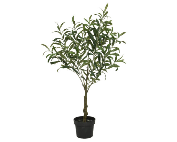Kunsttaim oliivipuu 90cm potis roheline