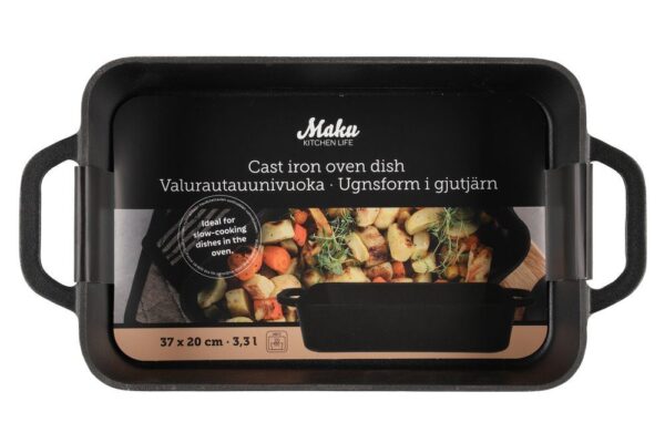MAKU ahjuvorm 3,3L 37x 20cm malmist