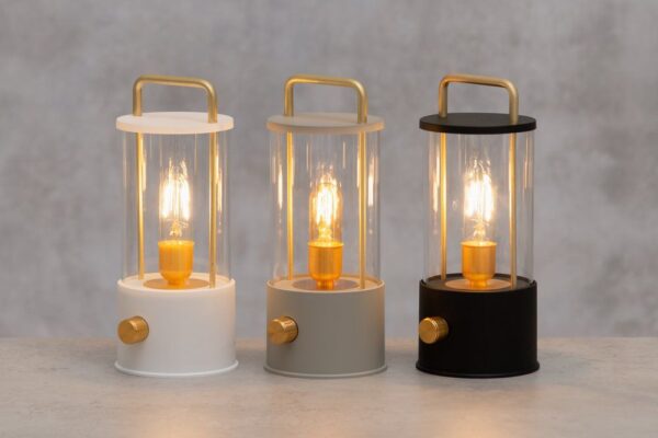 Latern LED dimmerdatav 12,5x11x h26,5cm 1tk, värvivalik