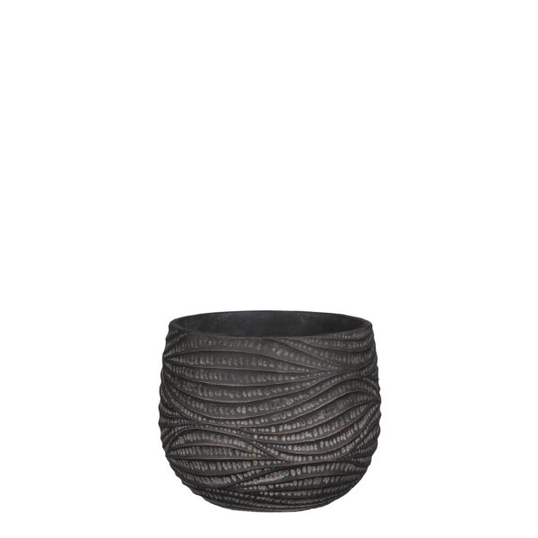 Lillepott Hendrick h12,5xd15cm pruun