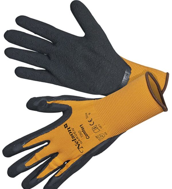 Nelson Garden töökindad Comfort s-8 oranz/must