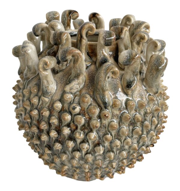 Vaas okastega d18,5x h20cm pruun