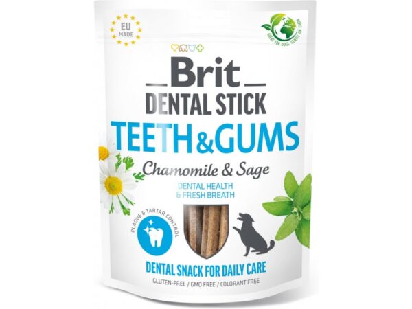 Brit Dental närimispulgad koertele Chamomile & Sage 7tk