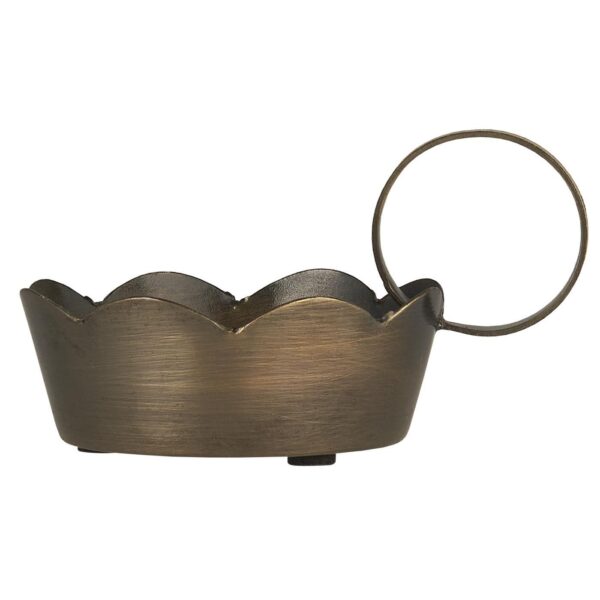 Küünlajalg d8x h6cm pruun