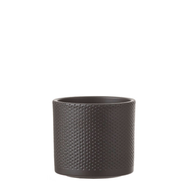 Lillepott Era reljeefne Ø13,5x h12,5cm tumehall