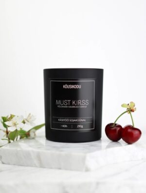 Lõhnaküünal Must Kirss 210g