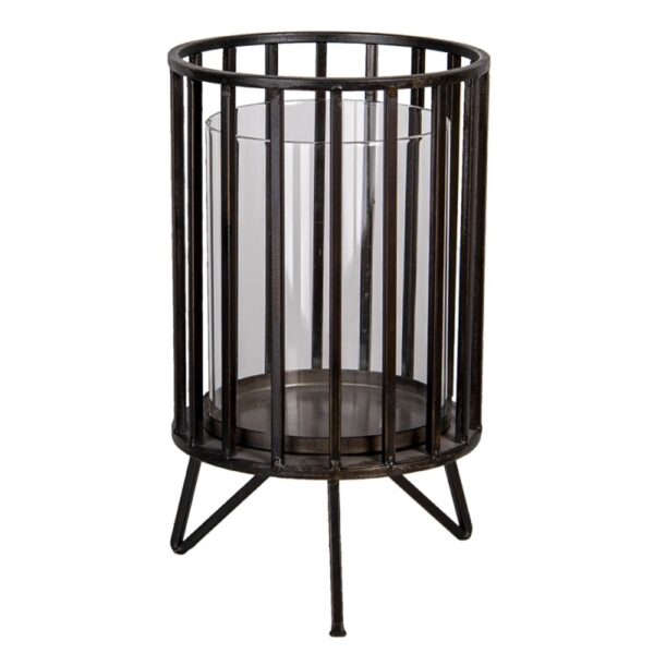 Küünlahoidja d15xh26cm must