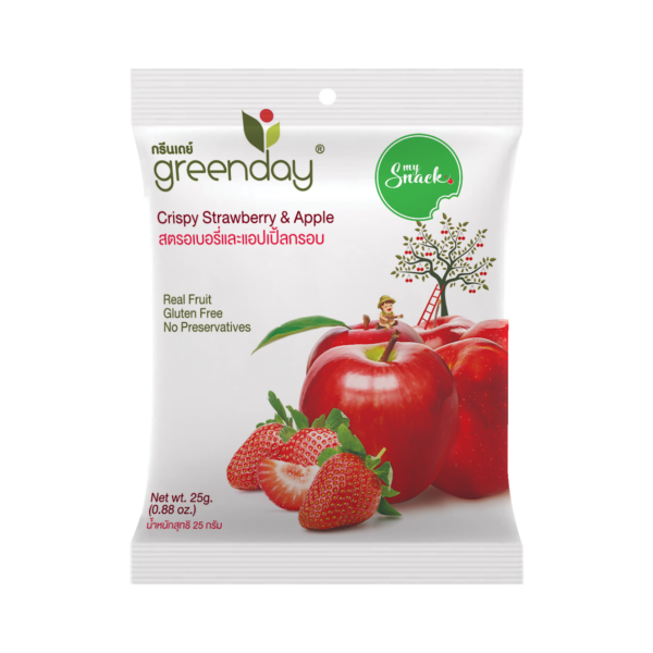 Krõbe maasikas ja õun 25g