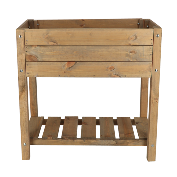 Taimekast jalgadel 78,2x40x h78,6cm pruun (kaasas kangas)