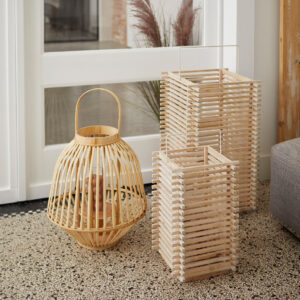 Latern kuusepuust 34x34x h57cm