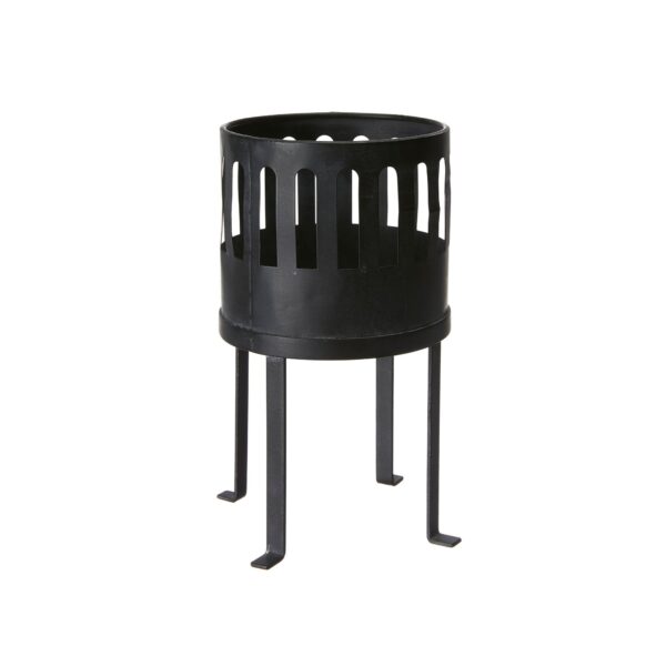 Õueküünlahoidja Ida 11x22cm must