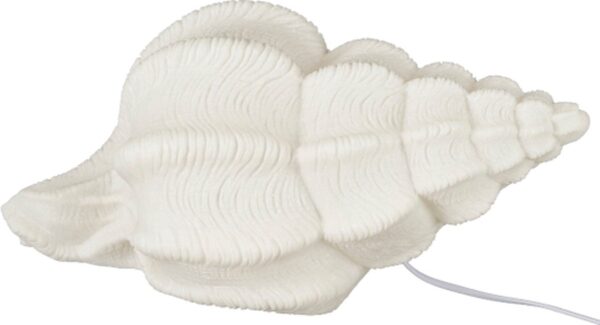 Laualamp Shell 42x25,5x h20cm 25W, E14 valge