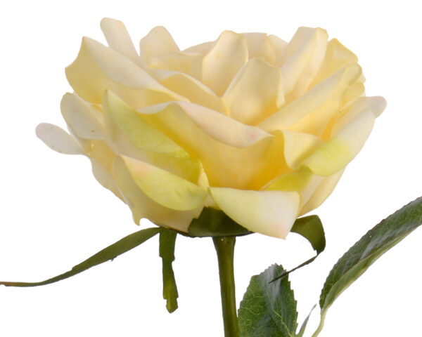 Kunstlill roos 68cm kollane