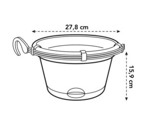 Rippampel Green Basics Ø28cm terrakota