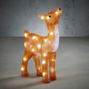 Hirv 30LED 26x11x h38cm pruun, IP44