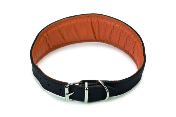 Beeztees kaelarihm hurtaedele 42-50cm must nahast