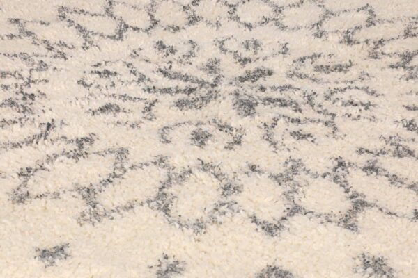 Vannitoavaip Adele ümar d60cm valge/hõbe