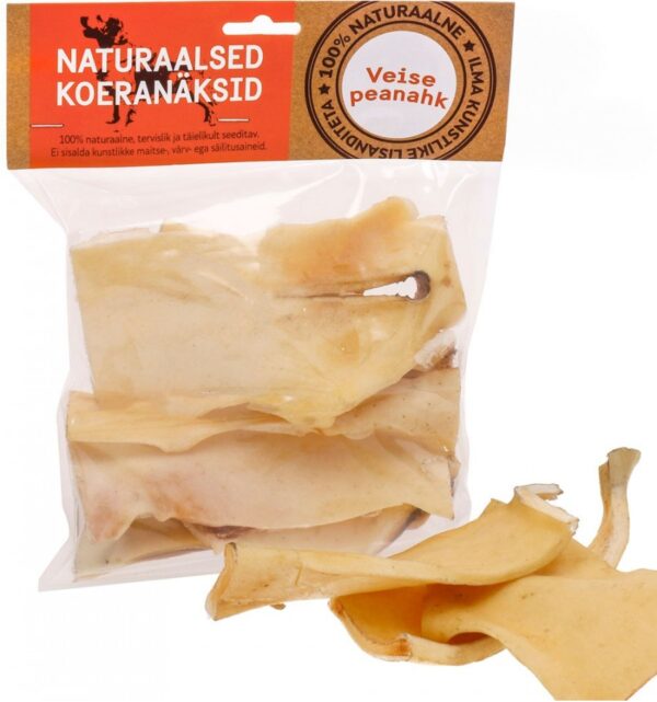 Kuivatatud VEISE PEANAHK 15 cm 100g