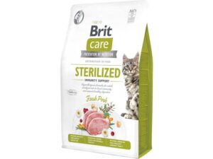 Brit Care kassitoit GF Sterilized Immunity Support 2kg