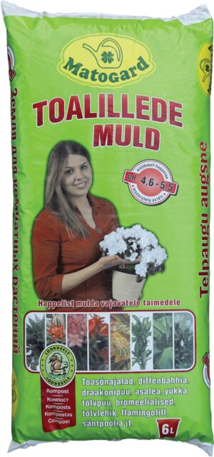 Matogard happeline toalillede muld pH 4,6 – 5,5 6L