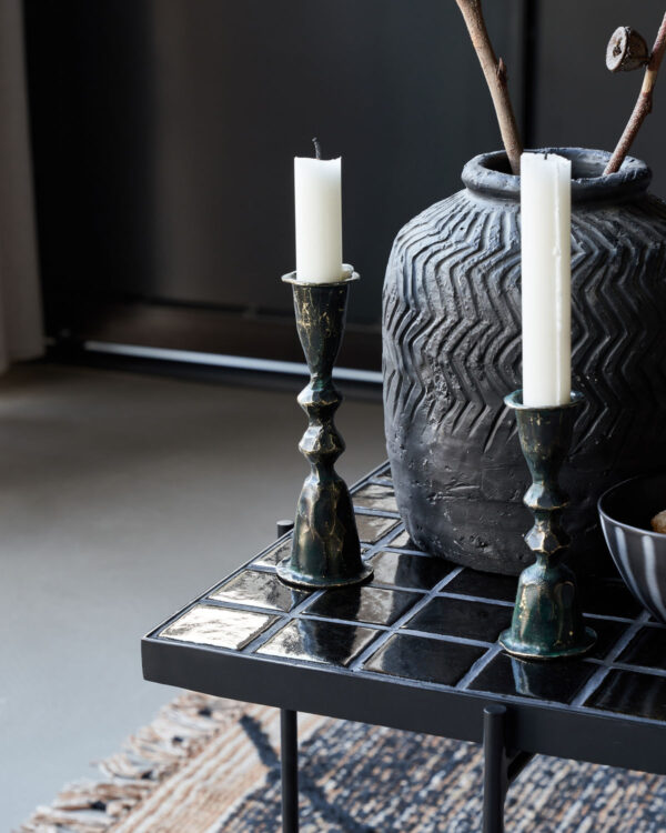 Küünlajalg Mero d5x h16cm must