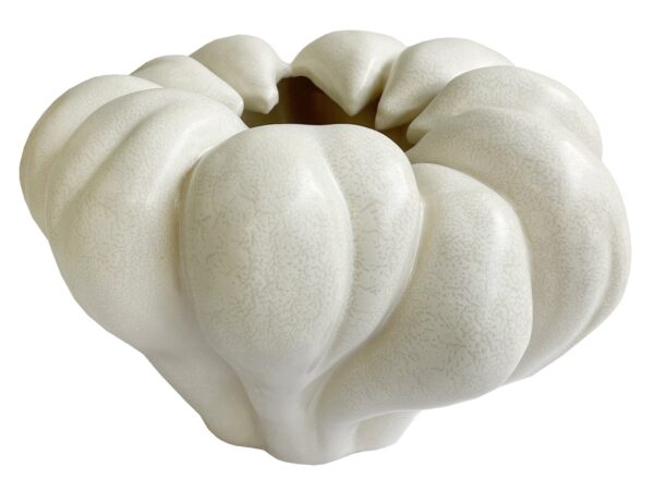 Vaas kaun d25x h18cm valge