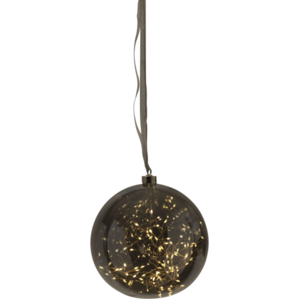 Klaaskuul riputatav smoke 80LED 20cm