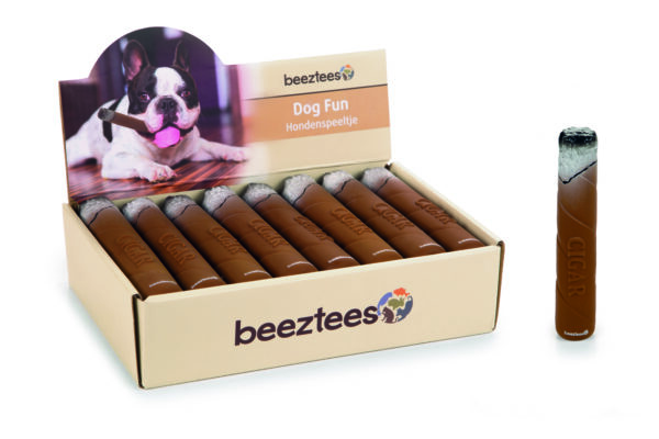 Beeztees koeramänguasi 15cm pruun sigar