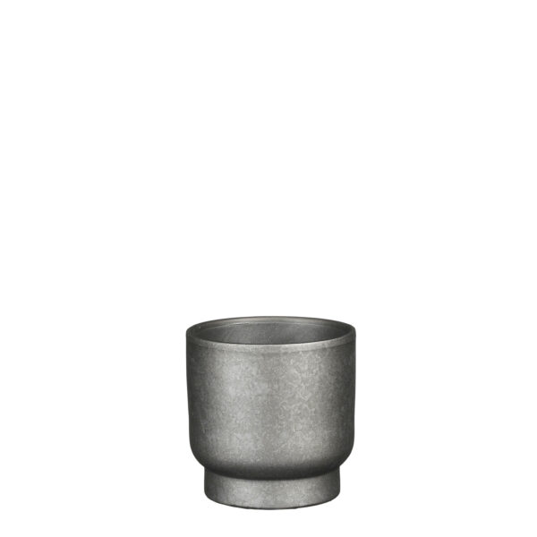 Lillepott Sintra d15x h14cm hõbedane