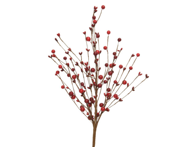 Kunstoks marjadega 60cm punane