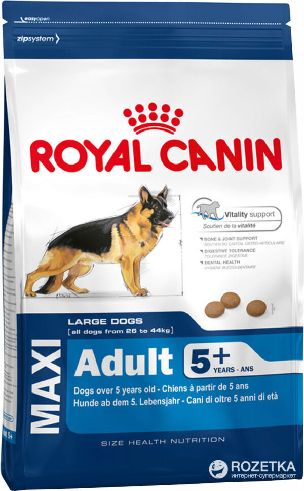 Royal Canin Kuivtoit Maxi Adult 5+ 4kg