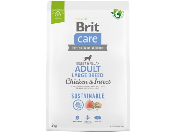 Brit Care koeratoit SS Adult Large Breed Chicken&Insect 3kg