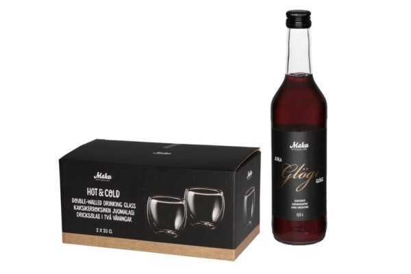 Maku kinkekomplekt glögi ja 2 klaasi