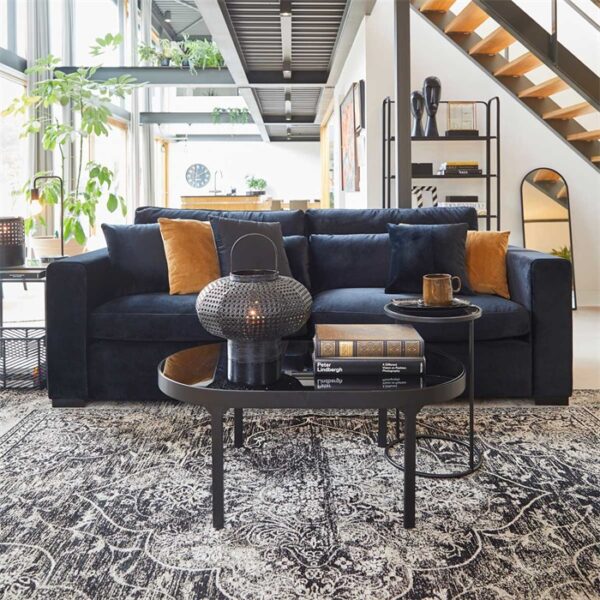 Peegel Elwin must 120x40cm